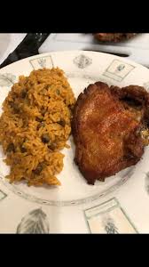 Puerto rican rice is a yellow rice recipe where the rice is cooked in a sauce mixture called sofrito and takes on a yellow coloring through the spices in either sazon seasoning, turmeric, or through using annato oil. Puterican Rice
