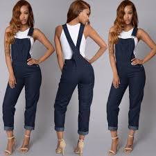Unique women's suspenders if you're looking for a more interesting pair of women's suspenders with a fun print or pattern, suspenderstore carries those as well. Women Fashion Denim Jeans Bib Pants Suspender Overalls Straps Jumpsuit Rompers Trousers Wish