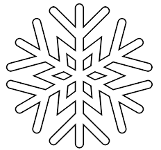 Fold the triangle in half to make a smaller triangle. Snowflake Printable Template