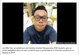Singaporean dickson yeo worked for china's intelligence services since 2016, and was arrested in the us in 2019. Dickson Yeo International Man Of Mystery Giggle Krypt3ia