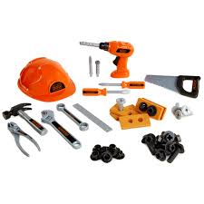Black And Decker Toy Tool Set Walmart Murdoch S Jakks Black Decker Junior Mega Tool Set Black Decker Tool Set Tools And Toys
