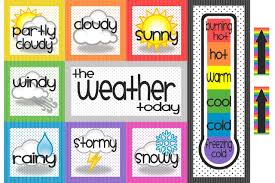 Weather Chart Downloadable Copy Preschool Weather