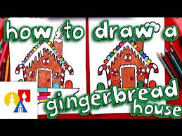 How To Draw A Gingerbread House Art For Kids Hub Art For Kids Hub Holiday Art Projects Christmas Art Projects I knew my kids and students alike would love it. how to draw a gingerbread house art