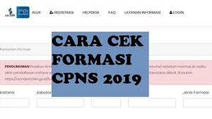 Cara Cek Formasi Cpns 2019 Di Sscasn Bkn Go Id Sscn Bkn Go Id Tanpa Lihat Pengumuman Instansi Halaman All Tribun Timur