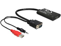 If the better fps is what you prefer then you're likely looking at this option. Delock Products 62408 Vga To Hdmi Adapter With Audio