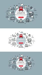 Logistic Hero Banners Logistics Design Logistics Transportation Brand Board Design