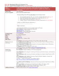 FALL 2021 Department of Physics & Astronomy, UGA PHYS 8201 Advanced  Electromagnetic Theory I (as of Jul. 23/2021) The course