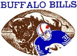 Buffalo Bills Alternate Logo 1965 A Buffalo And A Football Player On A Football With Script Buffalo Bills Buffalo Bills