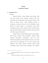 Hal ini terjadi karena menurut pandangan thorndike bahwa belajar merupakan proses interaksi antara stimulus dan respon. Http Eprints Walisongo Ac Id 4110 3 133911160 Bab2 Pdf