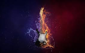 Kali ini satu jam akan menampilkan setidaknya 130 karya unik dan inspiratif yang. Gitar Seni Digital Api Air Instrumen Lainnya Wallpaper Hd Wallpaperbetter