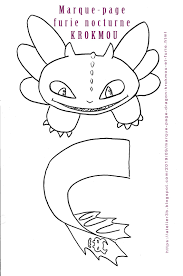 Krokmou a trouvé sa furie éclair ! La Boite A Idees De L Atelier 3b Marque Page Dragon Krokmou Et Furie Eclair