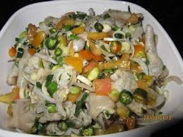 Sisik ayam bangkok cenderung rapi. Resepi Cikgu Ani Kerabu Kaki Ayam Food Recipes Dishes