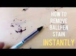The reason why you need to wipe the area clean periodically is to prevent the cleaning agent from seeping into the natural stone. How To Remove Ballpen Ink Stain From Wooden Table In Minutes Youtube