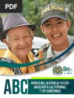 Modelo Servicio de Policia Orientado A Las Personas y Los Territorios