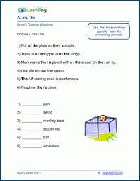 We have lots of activity sheets about many different topics. Articles Worksheets A An And The K5 Learning