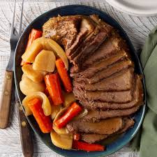 It was friday afternoon, just as the snow from our latest storm was starting to fall, and i was making one last trip to the market before i got snowed in. Easy Pot Roast Crock Pot Recipe Taste Of Home