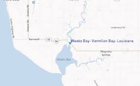 Weeks Bay Vermilion Bay Louisiana Tide Station Location Guide