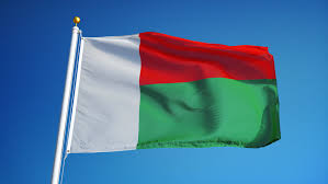 Madagascar flag was designed and flown for a referendum on its status in the french community. Shutterstock