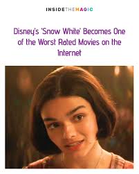Disney's 'Snow White' Becomes One of the Worst Rated Movies