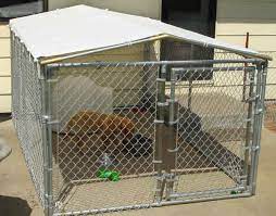 Image result for sun shade covers for dog kennels slope roof. Diy 10 X 10 Full Frame Standard Heavy Kit For Magnum Type Kennel