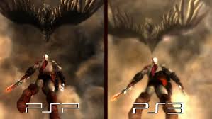 Debuting in 2005, the series has become a flagship title for the playstation brand and the character kratos is one of its most popular characters. God Of War Collection Volume Ii Psp Vs Ps3 Livingplaystation