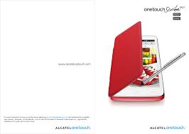 Manual - Alcatel One Touch Scribe Easy ...