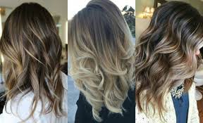 balayage sur cheveux chatain longs reflets blond cendre blonde haare mit strahnen frisuren blonde strahnchen