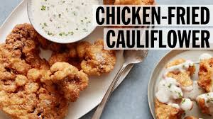 Crispy Chicken Fried Cauliflower Food Network Youtube