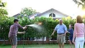 Huge place that carries everything. Grandfather Water The Plants In Stock Footage Video 100 Royalty Free 1063139275 Shutterstock