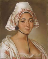 Portrait of a Biracial Woman, 18th century
