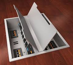 Power Data Grommets Installed In A Desk Training Table Or Conference Room Table Gi Discount Office Furniture Life Hacks Cleaning Home Improvement Contractors