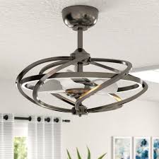 The days of simple and purely functional ceiling fans have passed. 27 Bucholz 3 Blade Led Ceiling Fan With Remote Satin Nickel Whoselamp