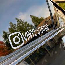 Well you're in luck, because here they come. Custom Instagram Car Username Stickers Decals For Cars