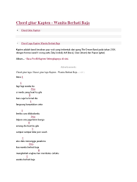 Yuni shara tuhan jagakan dia official music video. Kunci Gitar Tuhan Jagakan Dia