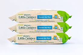 But you may have wondered whether or not these wet wipes are actually flushable. Happy Little Camper Flushable Baby Wipes With Organic Aloe Septic Safe 3 Packs Of 50 Buy Online In Bahamas At Bahamas Desertcart Com Productid 47350348