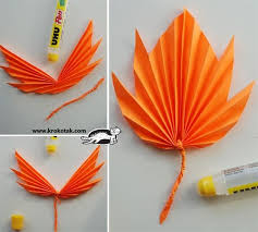 Tutoriels Pliages Feuilles D Automne Page 2 Feuille Automne Modeles Fleurs De Papier Bricolage Automne