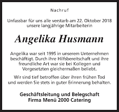 Traueranzeigen von Angelika Husmann