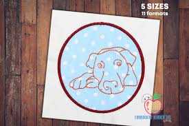 Download Dog Face As The Applique Design Creative Fabrica SVG Cut Files