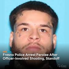 A 23-year-old parolee was arrested Sunday evening in southeast Fresno after  a standoff and officer-involved shooting that began when he brandished a  handgun at officers and attempted to flee, authorities said. Read
