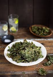 Spicy Kale Chips With Tahini And Sesame Recipe Delicious Healthy Recipes Kale Chips Healthy Eating Recipes