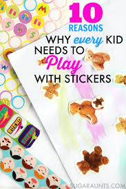 These popsicle stick projects are ideal for keeping kids busy and will reinforce skills such as color matching, shape identification, patterning & more. 10 Reasons Why Every Kid Needs To Play With Stickers The Ot Toolbox