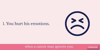 Cancer moon sign man is highly emotional and sensitive. What Does It Mean When A Cancer Man Ignores You