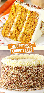 This Easy Carrot Cake Has The Best Homemade Cream Cheese Frosting Recipe Carrot Cake Recipe Carrot Cake Recipe Easy Best Carrot Cake