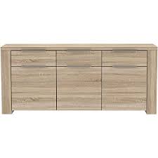 2017 zum bestpreis kaufen kaufratgeber produkt videos. Forte Calpe Sideboard Mit 3 Turen Und 3 Schubkasten Holzwerkstoff Sonoma Eiche Dekor 188 8 X 50 3 X 82 8 Cm Amazon De Kuche Haushalt