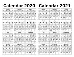 How to use the free printable calendar. 2020 2021 Calendar
