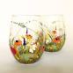 Wine trail - Flowers - Wine Glass Class Painting