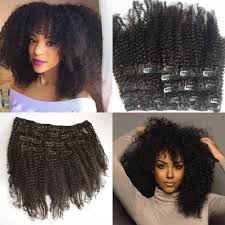 Bellami clip in hair extensions are 100% remy human hair extensions. Mongolian Virgin Hair African American Afro Kinky Curly Hair Clip In Human Hair Extensions Natural Black Clips Ins G Easy Snap Clips For Hair Extensions Hair Extensions With Clips From Easyhairproducts 6 41
