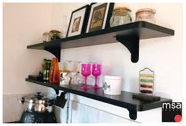 Support Strong En Acier Noir Mat Support Plan De Travail
