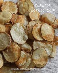 Homemade Potato Chips Recipe Snacks Food Recipes