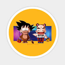 The 22nd world martial arts tournament concluded, with the final competitors being son goku and tien shinhan, the student of master roshi's rival, master shen. Dragon Ball Halloween Kid Goku Krillin ãƒ‰ãƒ©ã‚´ãƒ³ãƒœãƒ¼ãƒ« Dragon Ball Magnet Teepublic Uk
